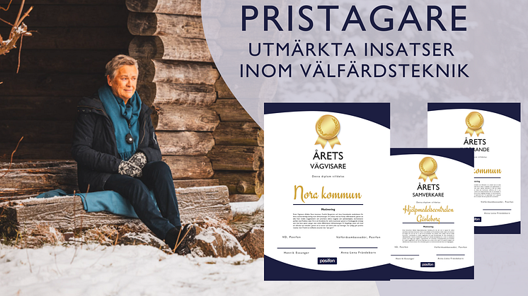 Posifon hyllar årets pristagare för 2023: Utmärkta insatser inom välfärdsteknik