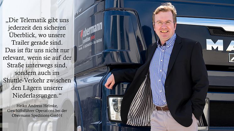 Heiko Andreas Helmke, Geschäftsführer Operations bei der Obermann Speditions-GmbH 