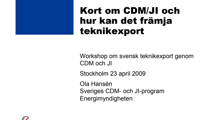 Ola Hansén, Energimyndigheten - Presentation 2