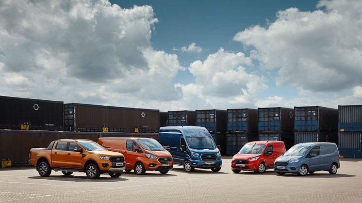 Ford styrker sin posisjon som Europas mest solgte nyttekjøretøymerke