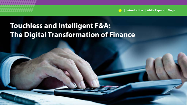 Touchless and Intelligent F&A: The Digital Transformation of Finance
