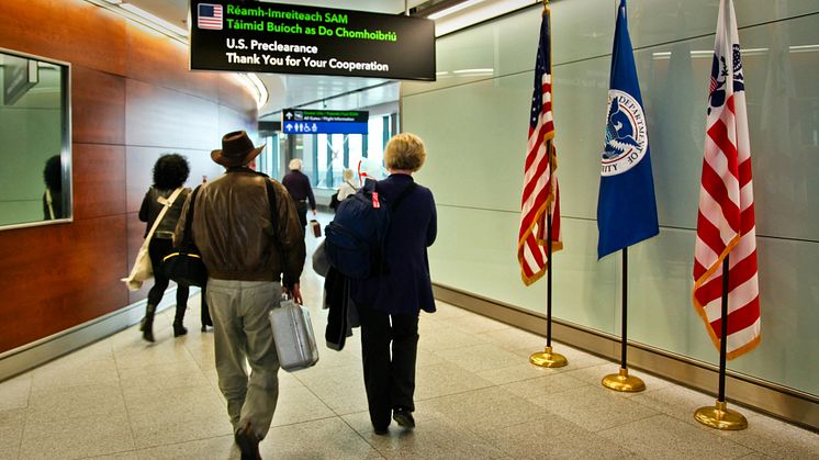 US preclearance facility at Dublin Airport