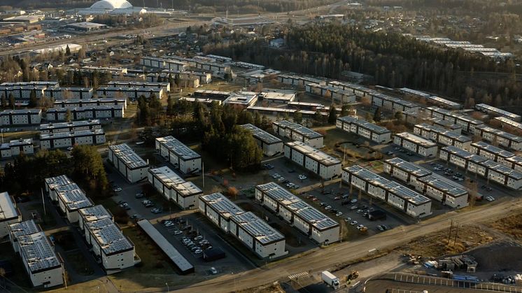 Solcellsinstallationen kunde genomföras på rekordtid tack vare en gedigen planeringsprocess. Bild: Enstar