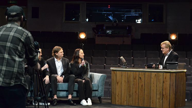 Talkshow format med pristagarna från No Bacteria UF