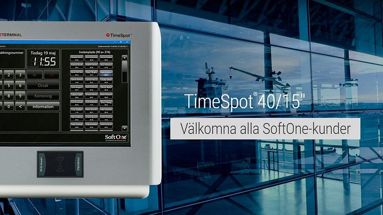 SoftOne inleder samarbete med TimeTerminal