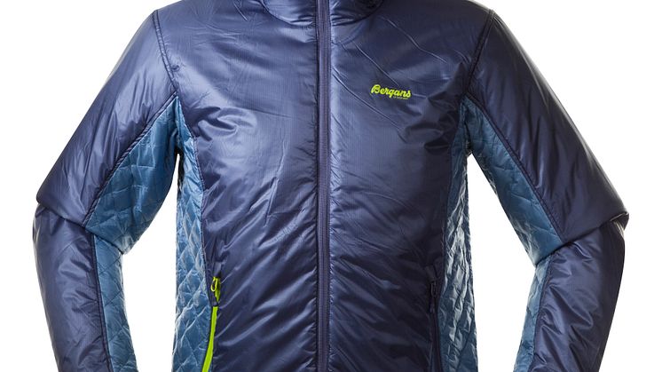Slogne Lt Ins Jacket - Dusty Blur/Lt Dusty Blue/Neon