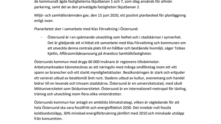 Arwidsro utvecklar särskilt boende i Östersund