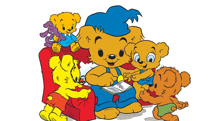 Bamse högläsning illustration