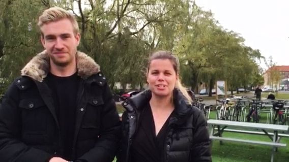 Taler på Mynewsday 2015: David Engstrøm og Camilla Wilfert fra Telia