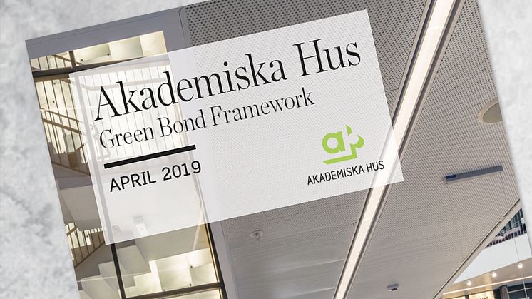 Akademiska Hus emitterar grön obligation 