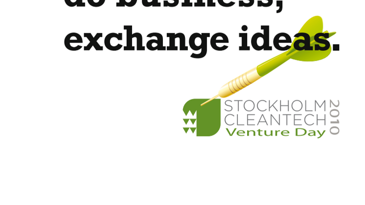 The Programme of the Stockholm Cleantech Venture Day 2010