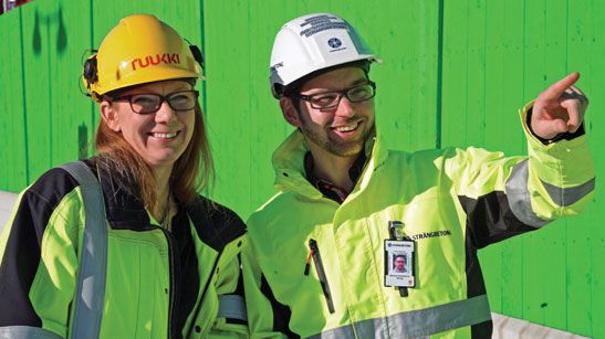 Louise och Marcus håller koll på säkerheten och miljön