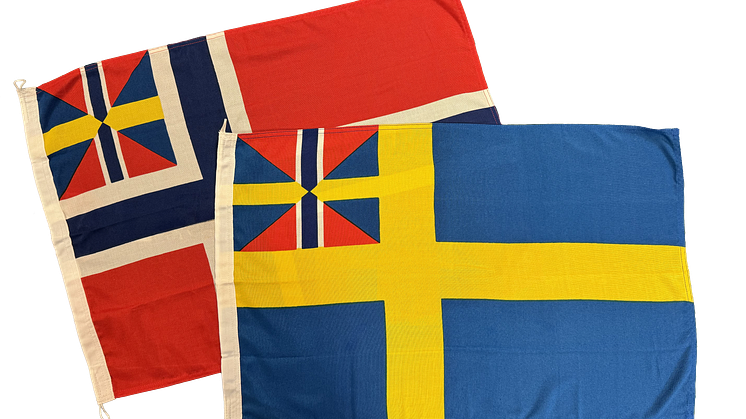Unionsflagga Frilagd
