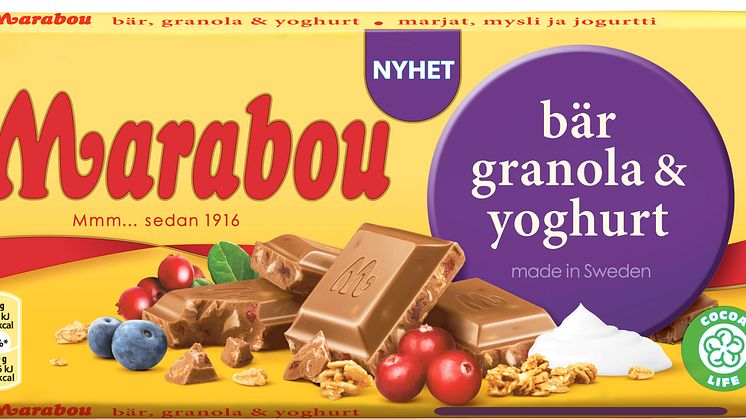 Marabou inspireras av klassiska ingredienser och lanserar en ny chokladkaka!
