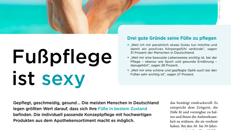 GEHWOL Fußpflegetrends 2022-2023: Fußpflege ist sexy