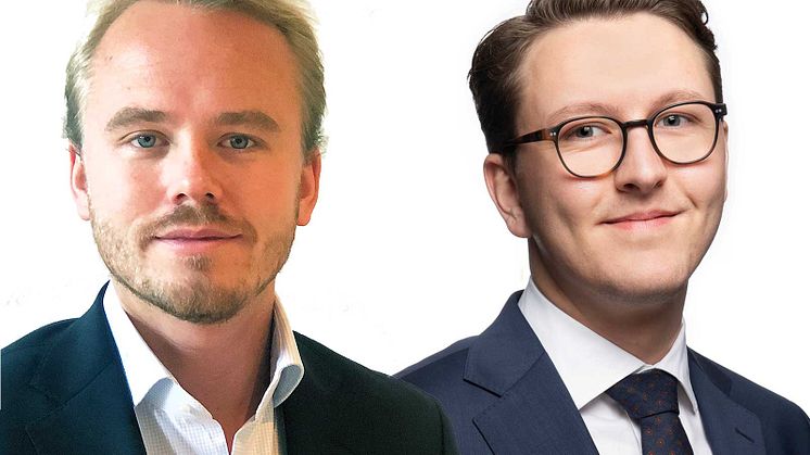 Henrik von Bahr och Olof Bergvall. Foto: Privat