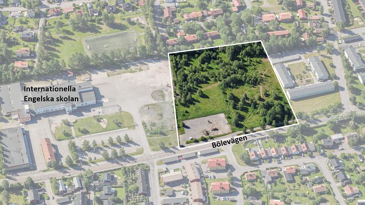 Öster om Engelska skolan har en ny detaljplan godkänts. Här planeras för bostäder och en förskola. 