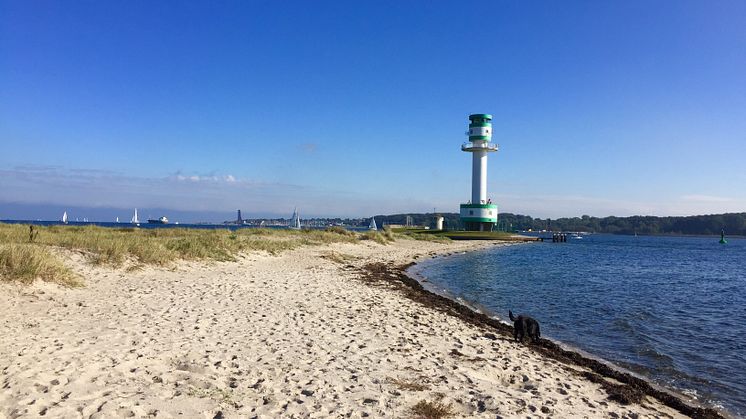 Leuchtturm Friedrichsort Flackensteiner Strand (c)Kiel-Marketing