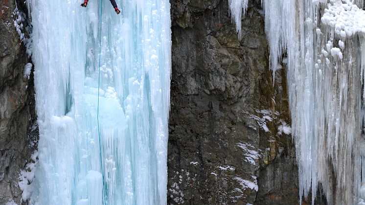 Eisklettern in Pontresina 