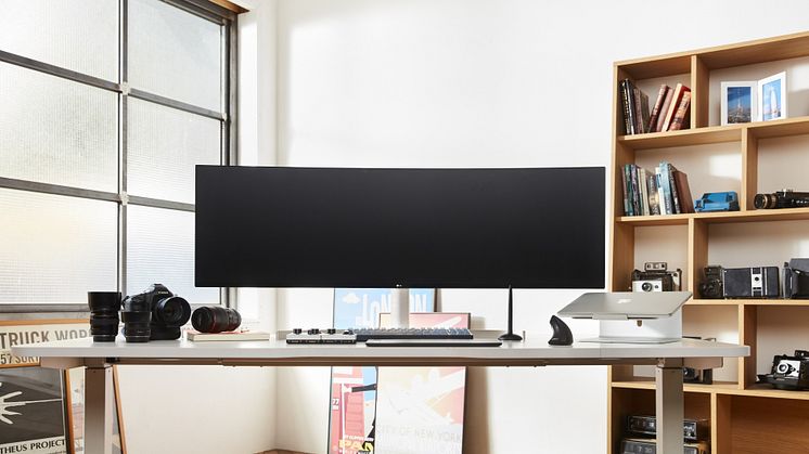 LG Electronics visar sitt breda utbud av bildskärmar på Dustin Expo 2019 