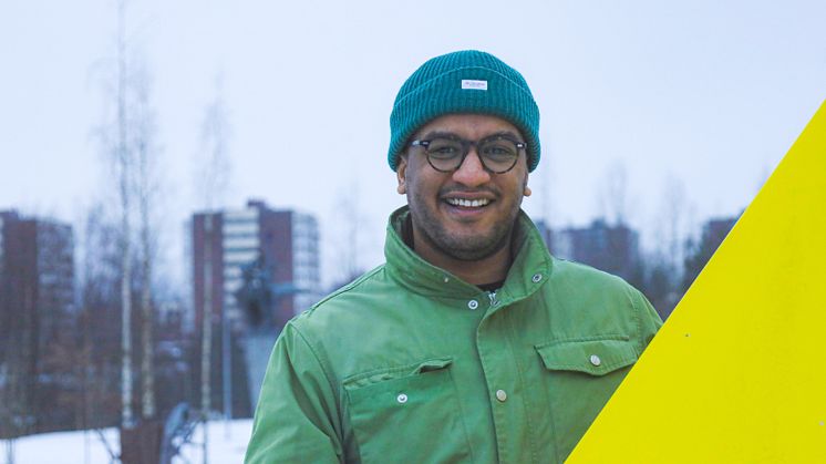 Omar Samy Gamal i Rommensletta skulpturpark
