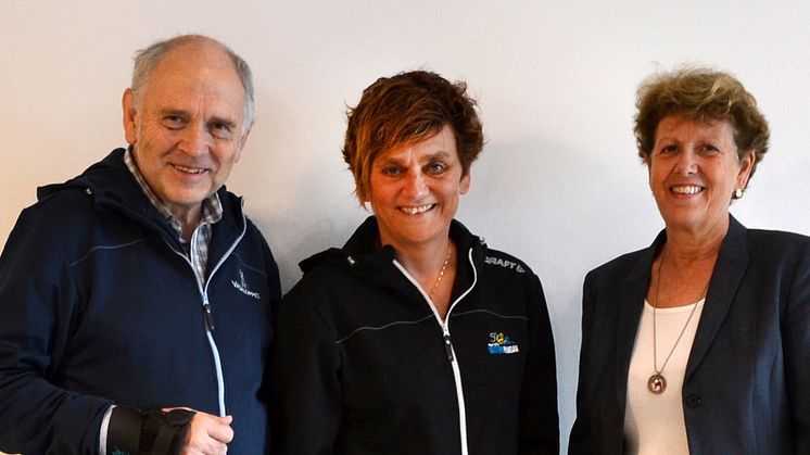 Ulf Hållmarker, Eva-Lena Frick och och Carin Nises.