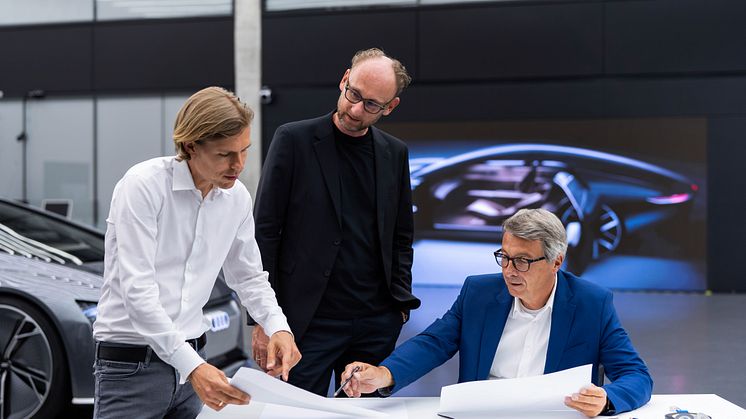 Philipp Römers, Head of Design Exterior; Marc Lichte, Head of Design; Norbert Weber, Head of Design Interior