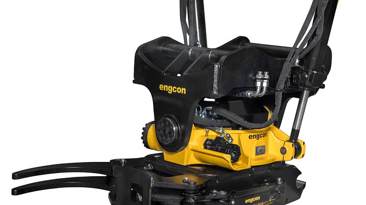 Engcon esittelee uuden rototiltin enintään 33 tonnin kaivukoneisiin – ”Engconin tähän asti voimakkain rototiltti”