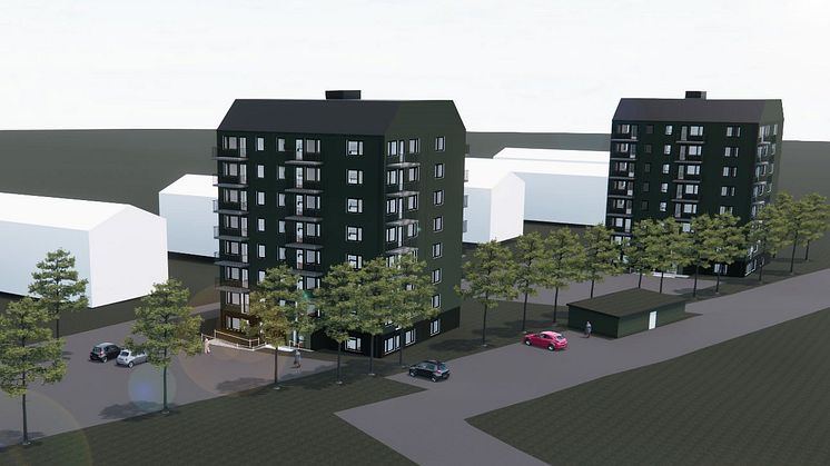 Pressinbjudan: Första spadtaget för 78 nya hyresrätter i Karlstad
