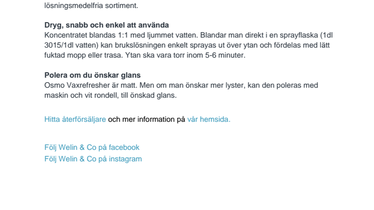 Lösningsmedelfri uppfräschning för trägolv