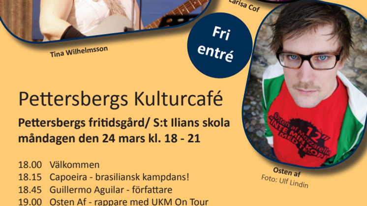 Affisch - Pettersbergs kulturcafé