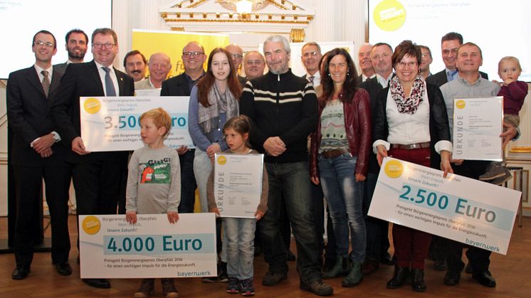 Bürgerenergiepreis Oberpfalz 2016 verliehen