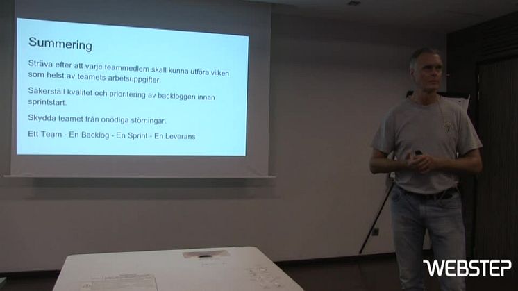 Webstep presenterar ”Efficient Agile Teamwork” med Kristján Jonsson
