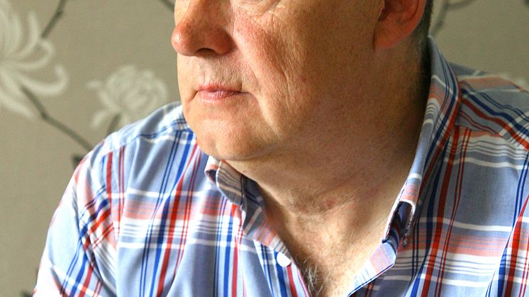 Stroke survivor Sean Barr at his home in Ballymena