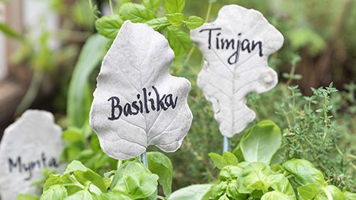 DIY - urteskilt i betong