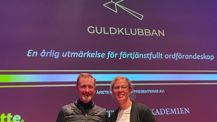 Stefan Sjöholm VD SkiStar AB och Lovisa Stenström VD Bertegruppen 