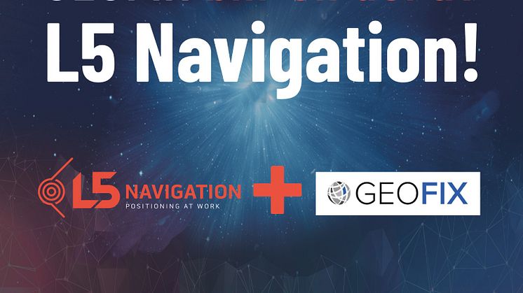 Geofix blir en del av L5 Navigation