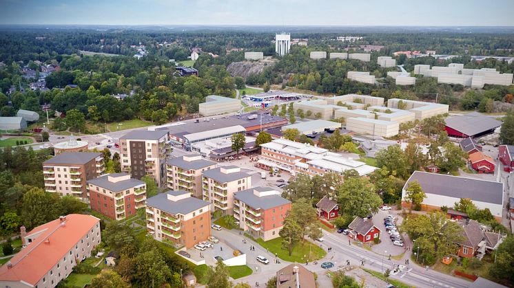 Riksbyggen tar första spadtaget till Mariaterrassen, en del av framtidens Gustavsberg