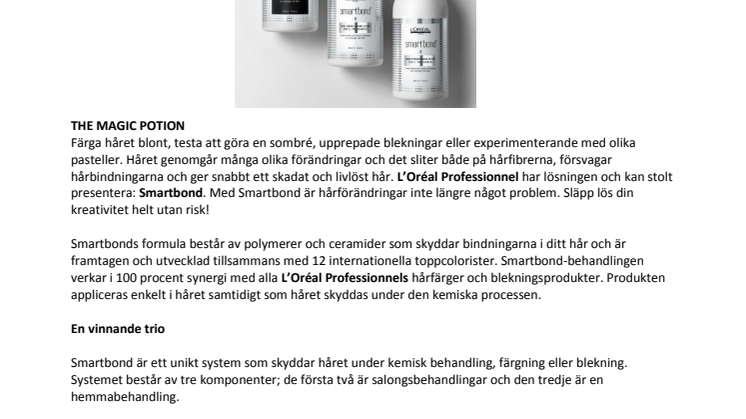 SMARTBOND - Pressrelease 