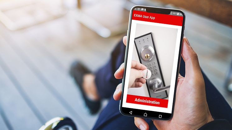 Administrera Exmas NFC produkter med Exma mobil App