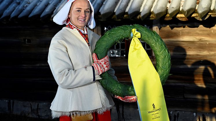 Vasaloppets kranskulla 2022 Wilma Björkman bild 1