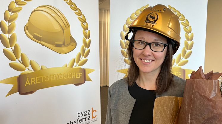 Angelica Starke är Årets Byggchef 