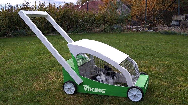Viking viser frem verdens tregeste gressklipper