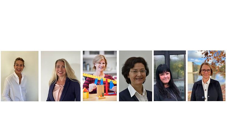 ​Projektgruppen (från vänster): projektledare Cecilia Caiman, Susanne Kjällander, Eva Norén, Farzaneh Moinian, Ann-Charlotte Wernered, Charlotte Kansikas