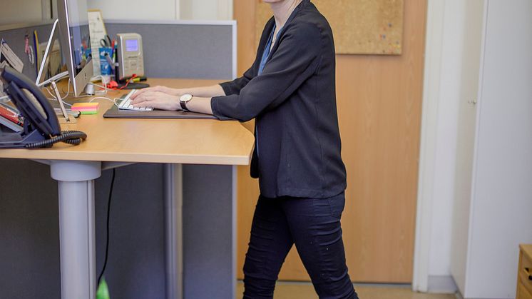 Frida Bergman, doktorand vid Institutionen för folkhälsa och klinisk medicin vid Umeå universitet. Foto: Mattias Pettersson.