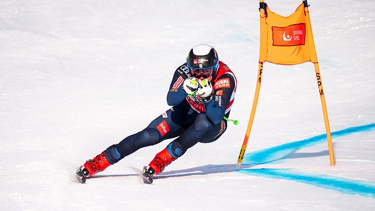 Felix Monsén under träning i Pitztal, 2021. Foto: Ski Team Sweden Alpine. 