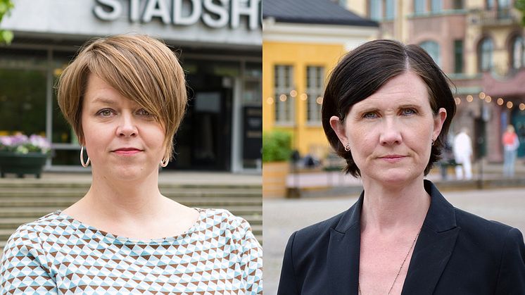 Katrin Stjernfeldt Jammeh (S) och Märta Stenevi (MP).