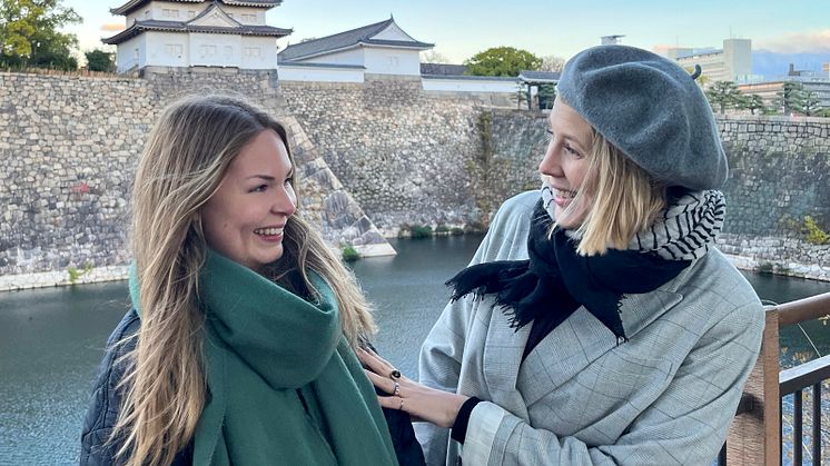 Maja Pinter och Caroline Lövqvist