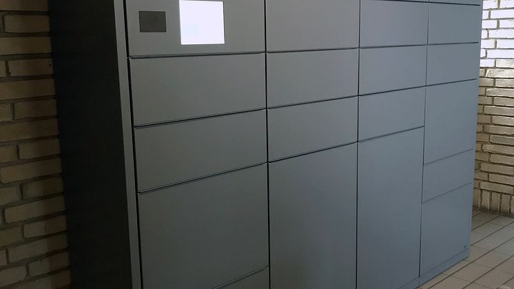 myRENZbox pakkepostanlæg i RAL 7012
