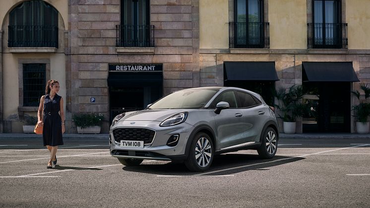 Ford esittelee hyvin varustellun Puma Titanium X ‑mallin, jonka ajo- ja käyttömukavuus ovat huippuluokkaa
